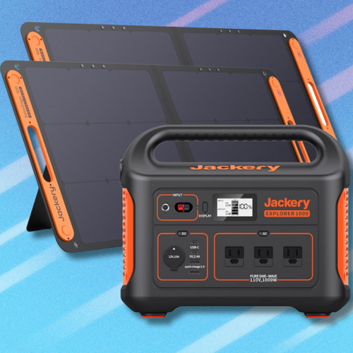 Go camping with all the power you could need with 47% off the Jackery Solar Generator