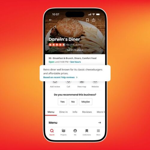 Yelp introduces AI-generated summaries of restaurants, bars, and more