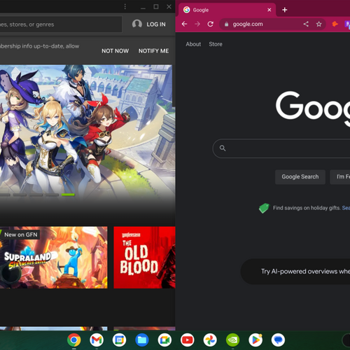 How to split screen on a Chromebook