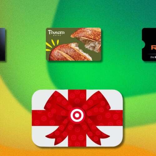 Grab a $50 gift card to Panera Bread, AMC, or Regal Cinemas and get a free $10 Target gift card