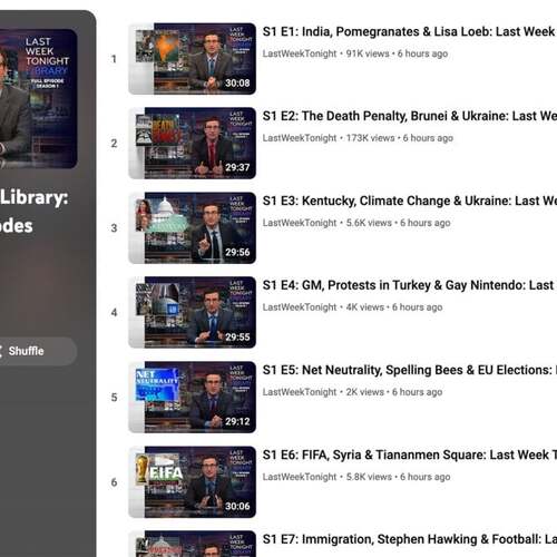 John Oliver fans, rejoice! 'Last Week Tonight' Season 1 is streaming for free on YouTube.