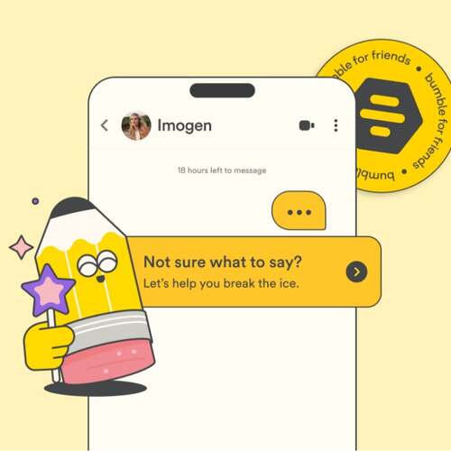 Bumble for Friends rolls out AI-generated icebreakers