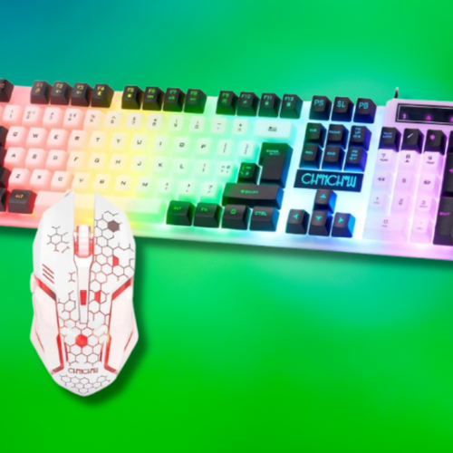 This light-up gaming keyboard and mouse bundle is available for under $10