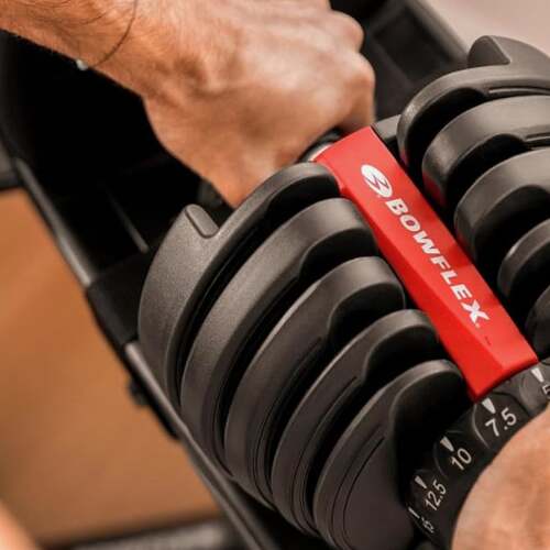 Bowflex's famous adjustable dumbbells are back below $400 in time for New Year's