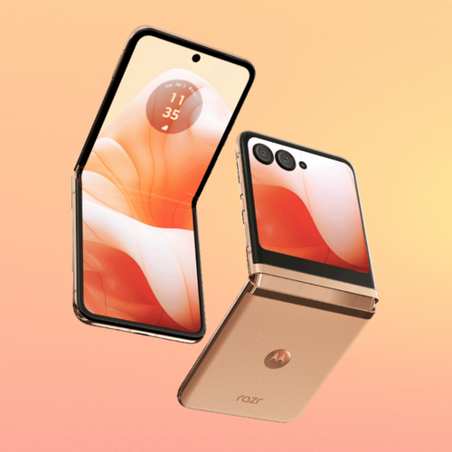 Peach Fuzz is Pantone's Color of the Year, and Motorola Razr's new hue