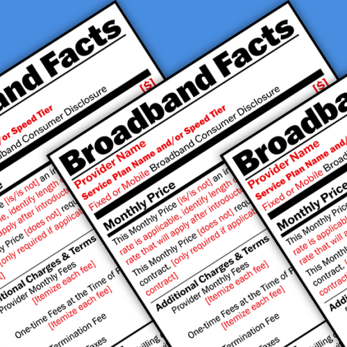 Your internet service provider now has to provide you with a 'nutrition label'