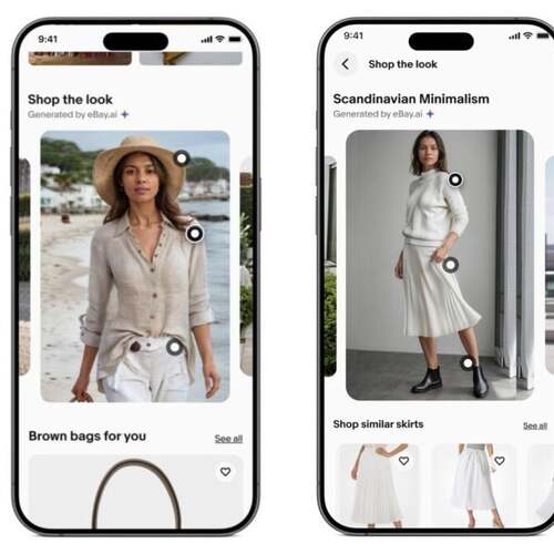 eBay introduces AI-powered 'shop the look' features