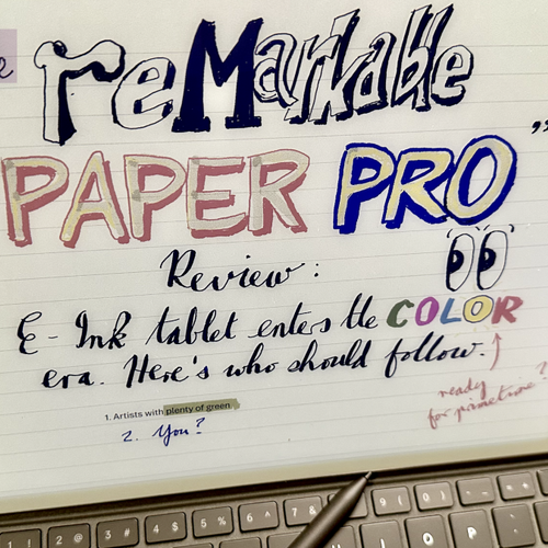 ReMarkable Paper Pro review: E-ink enters the color era