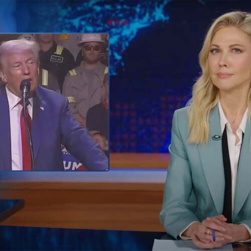 'Daily Show' has a blunt response to Trump's attempt to win over women voters