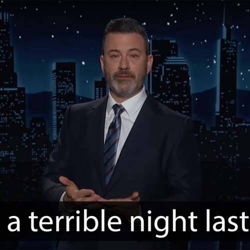 Jimmy Kimmel tears up during emotional reaction to 2024 election