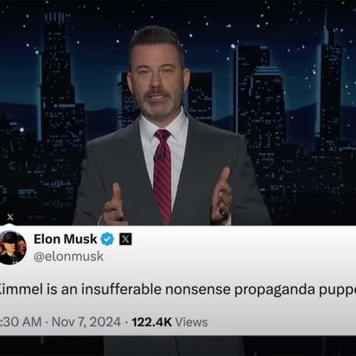 Jimmy Kimmel has a brutal response to Elon Musk calling him a 'propaganda puppet'