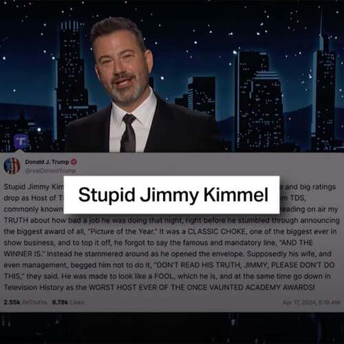 Jimmy Kimmel gives a line-by-line response to Trump's Truth Social rant about him