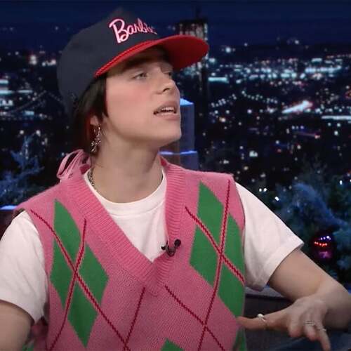 Billie Eilish does an A+ impression of Greta Gerwig