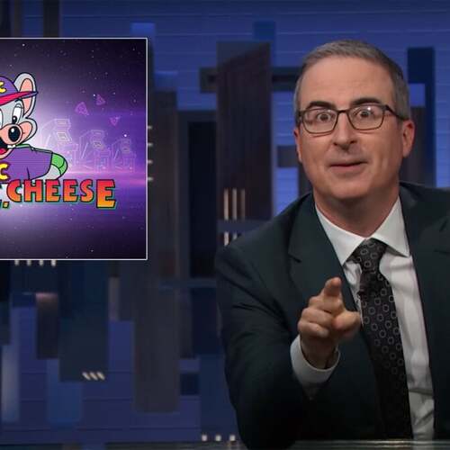 6. John Oliver take a hilarious deep dive into the dark, twisted history of Chuck E. Cheese