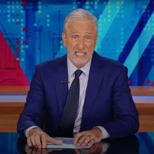 Watch how Jon Stewart reacted to the election results on 'The Daily Show'