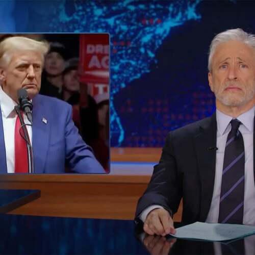 Jon Stewart shares some blunt thoughts on Trump's 'mass deportation' plan