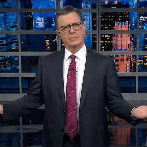 Stephen Colbert has a blunt response to Trump's unfiltered thoughts about Taylor Swift