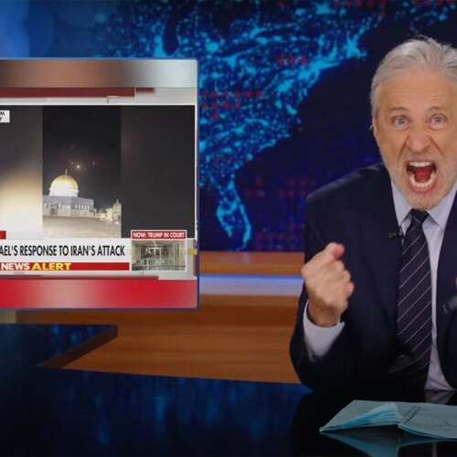 Jon Stewart shares his unfiltered thoughts about war in the Middle East