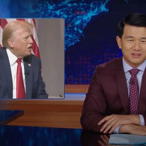 'The Daily Show' reacts to Trump's unhinged rant about Kamala Harris' racial identity