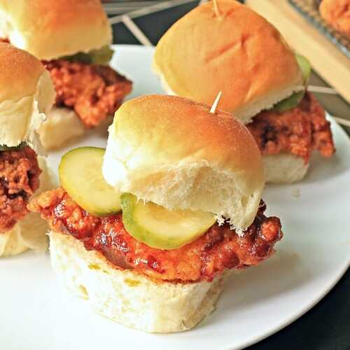 Hot Chicken Sliders Should Make a Football Appearance This Weekend