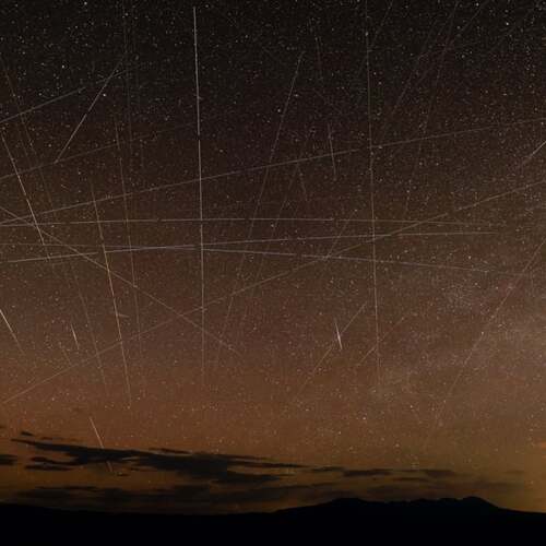 Cellular Starlink Satellites Light Up the Night Sky a Bit Too Much