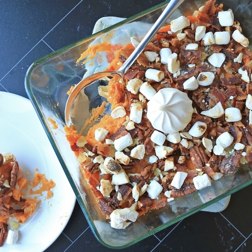 Give Your Sweet Potato Casserole the Loaded Baked Potato Treatment