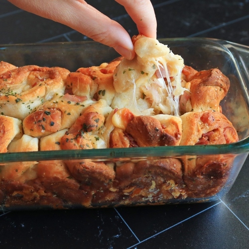 Make This Easy Ham and Cheese Monkey Bread on Christmas Breakfast