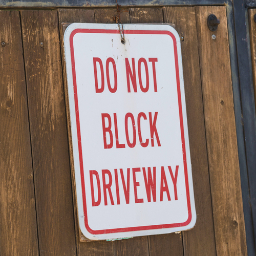 How to Stop Jerks From Blocking Your Driveway