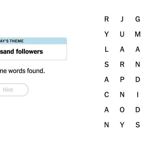 How to Win at 'Strands,' the NYT's Latest Word Game