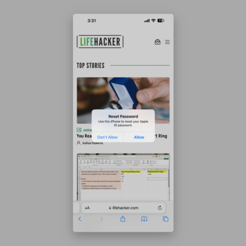 Don't Trust These 'Reset Password' Pop-ups on Your Apple Devices