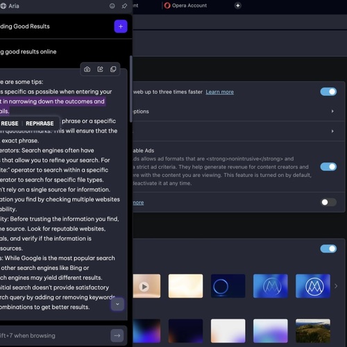 Opera's AI Tools Are Actually Useful