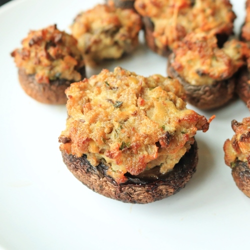 Air Fryer Stuffed Mushrooms Are My Favorite Mini-Meal