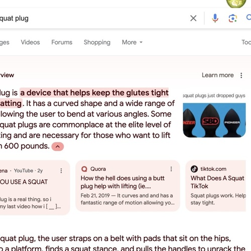 Reddit’s 'Squat Plug' Joke Is Now Google AI’s Fitness Advice