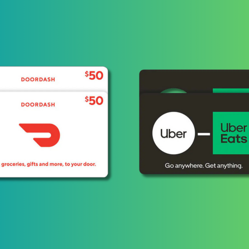 You Can Get a $100 Gift Card for Uber Eats or DoorDash for $80
