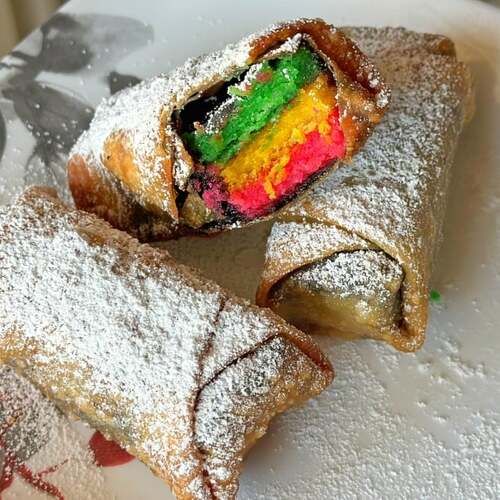 Make the Mets' Rainbow Cookie Egg Roll at Home