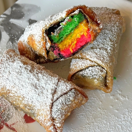 Make the Mets' Rainbow Cookie Egg Roll at Home