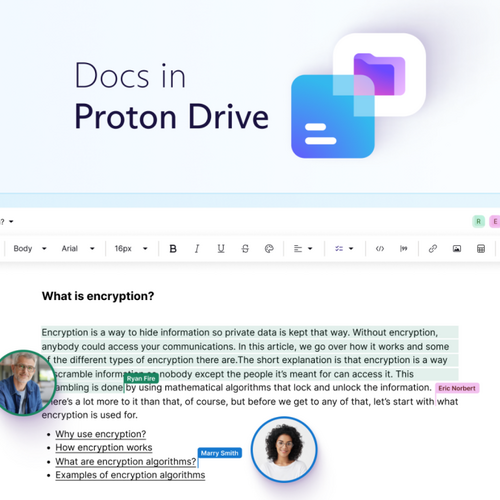 Proton Just Launched a More Private Version of Google Docs