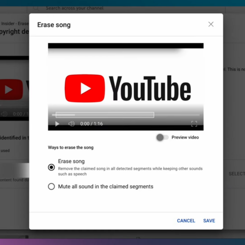 YouTube Can Now Use AI to Remove Copyrighted Music From Videos