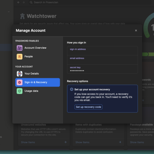 1Password’s Account Recovery Is Now More Forgiving
