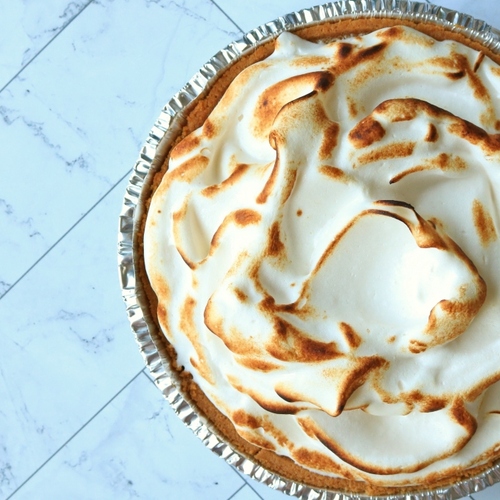 Turn Your Lemon Pudding Cake Into a Fluffy Meringue Pie