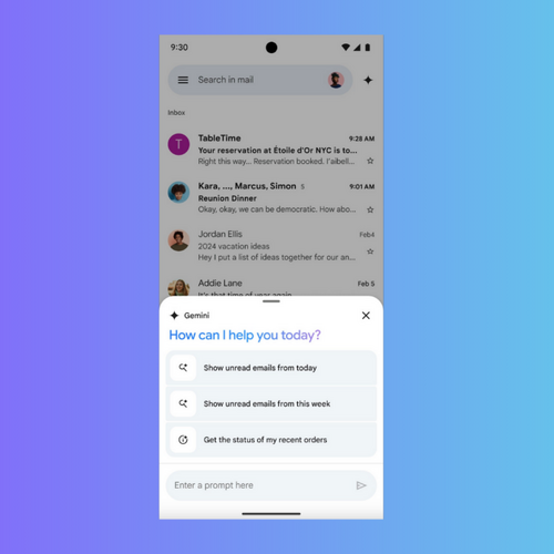 Gemini Can Now Answer Questions About Your Gmail Inbox on Android