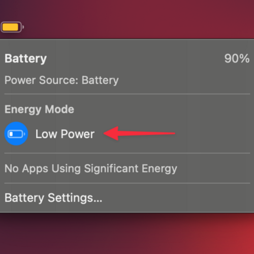 How to Enable and Disable Low Power Mode on Your Mac